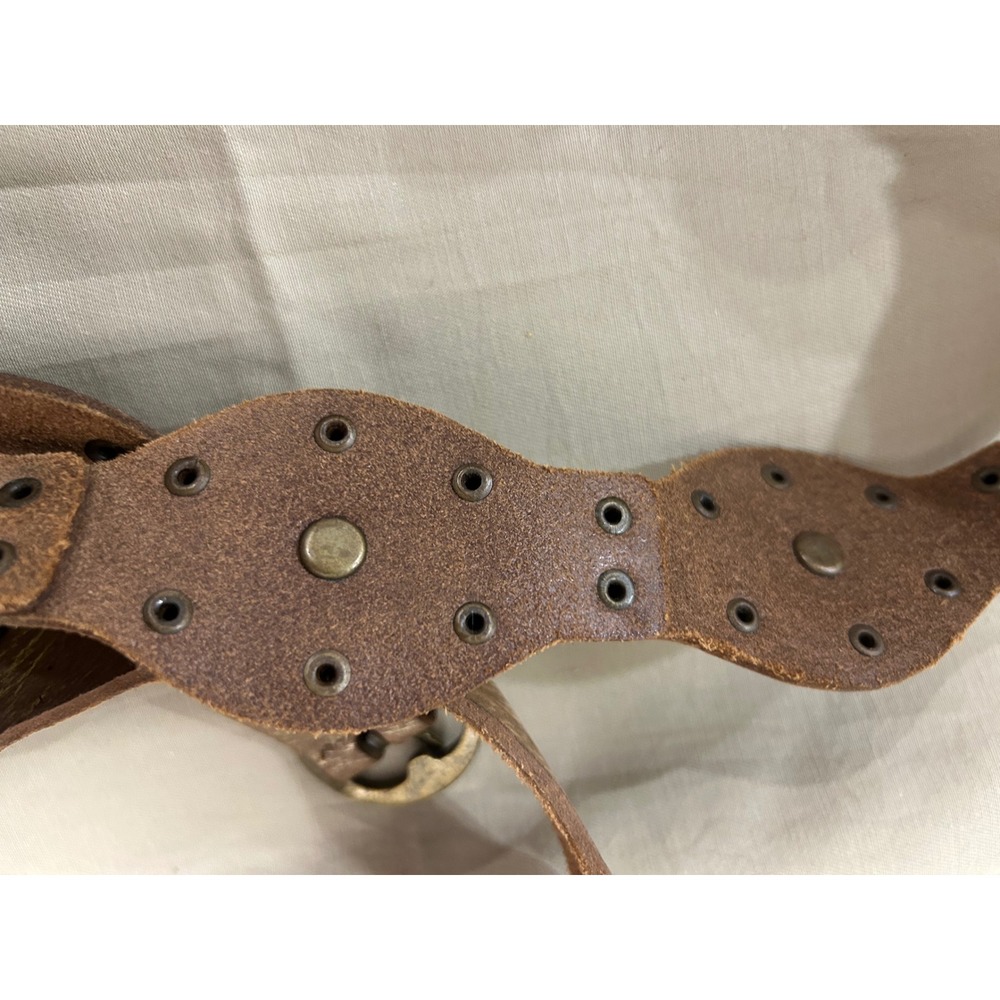 Brown Leather Jessica Simpson belt size Large - Picture 4 of 5